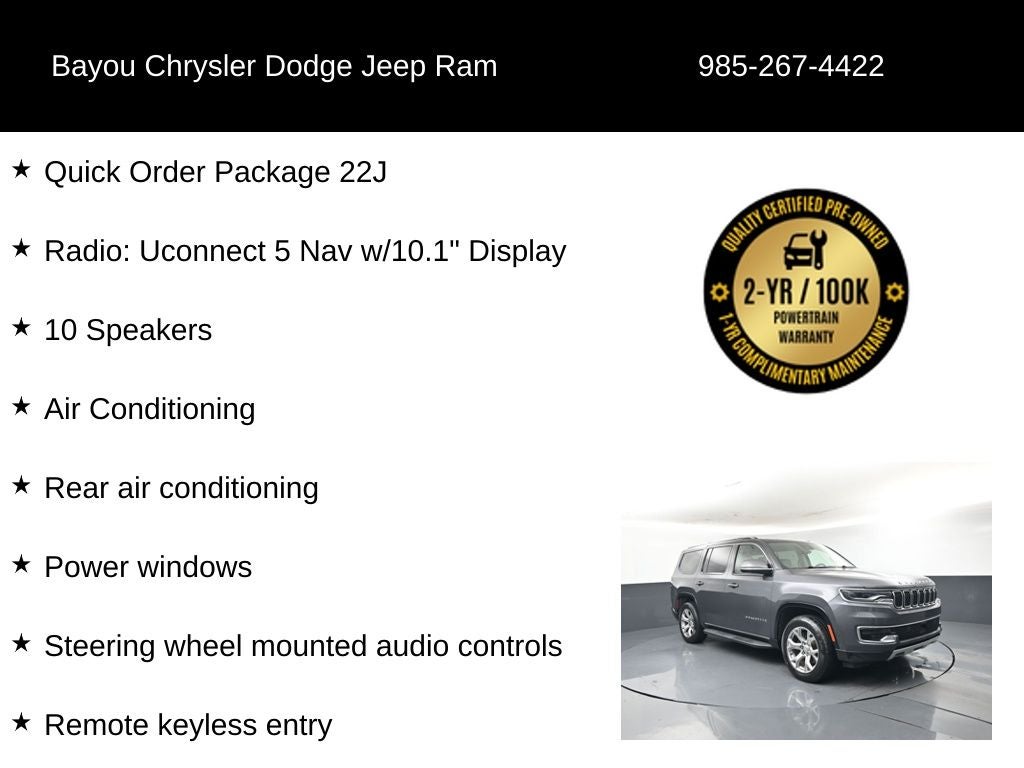 2022 Jeep Wagoneer Series II 4x4