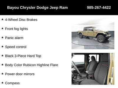 2025 Jeep Gladiator GLADIATOR RUBICON 4X4