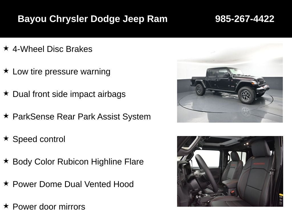 2026 Jeep Gladiator GLADIATOR RUBICON 4X4