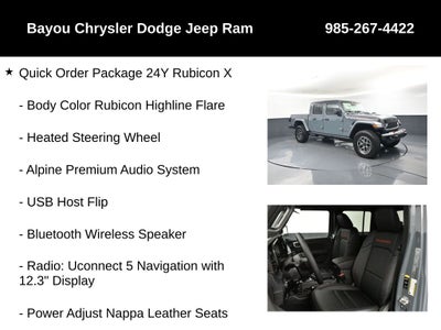 2026 Jeep Gladiator GLADIATOR RUBICON X 4X4