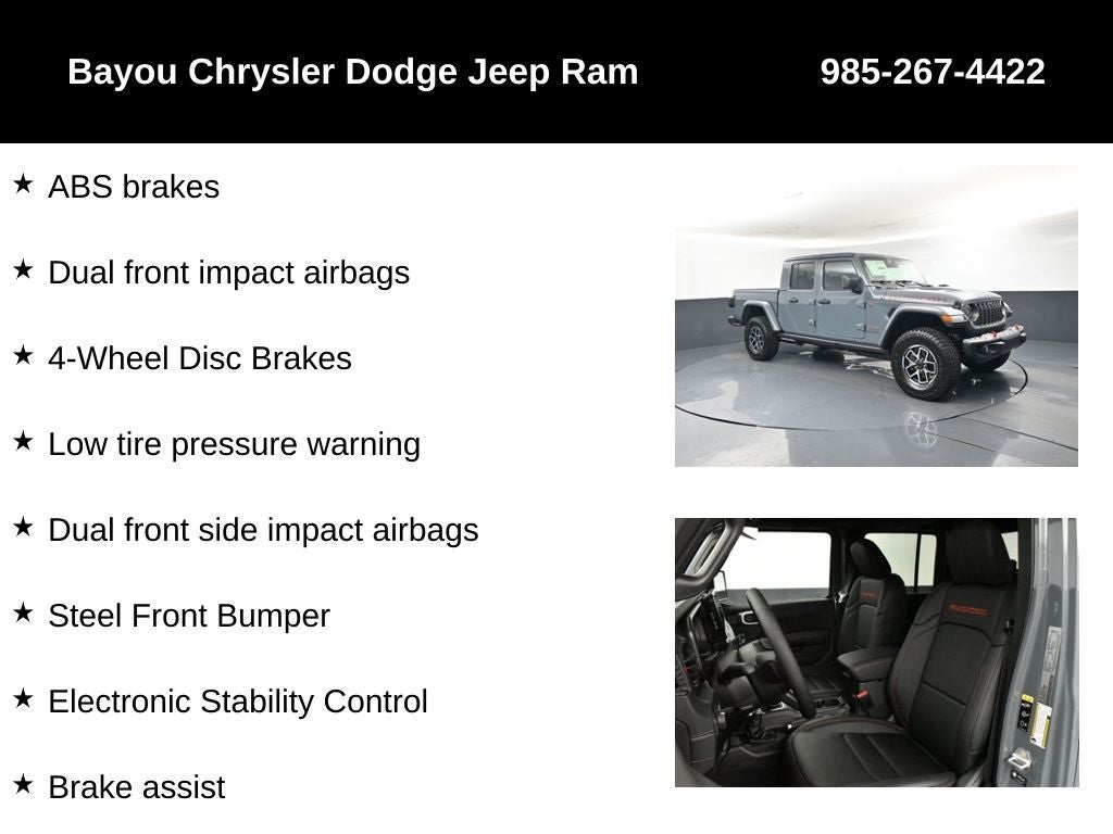 2026 Jeep Gladiator GLADIATOR RUBICON X 4X4