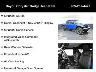 2025 Jeep Gladiator GLADIATOR RUBICON 4X4