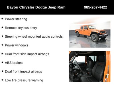 2025 Jeep Gladiator GLADIATOR RUBICON X 4X4