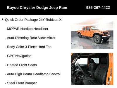 2025 Jeep Gladiator GLADIATOR RUBICON X 4X4