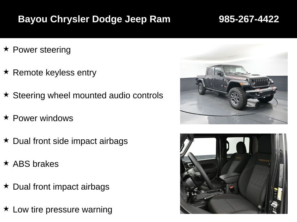 2025 Jeep Gladiator GLADIATOR MOJAVE 4X4