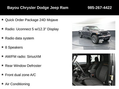 2025 Jeep Gladiator GLADIATOR MOJAVE 4X4