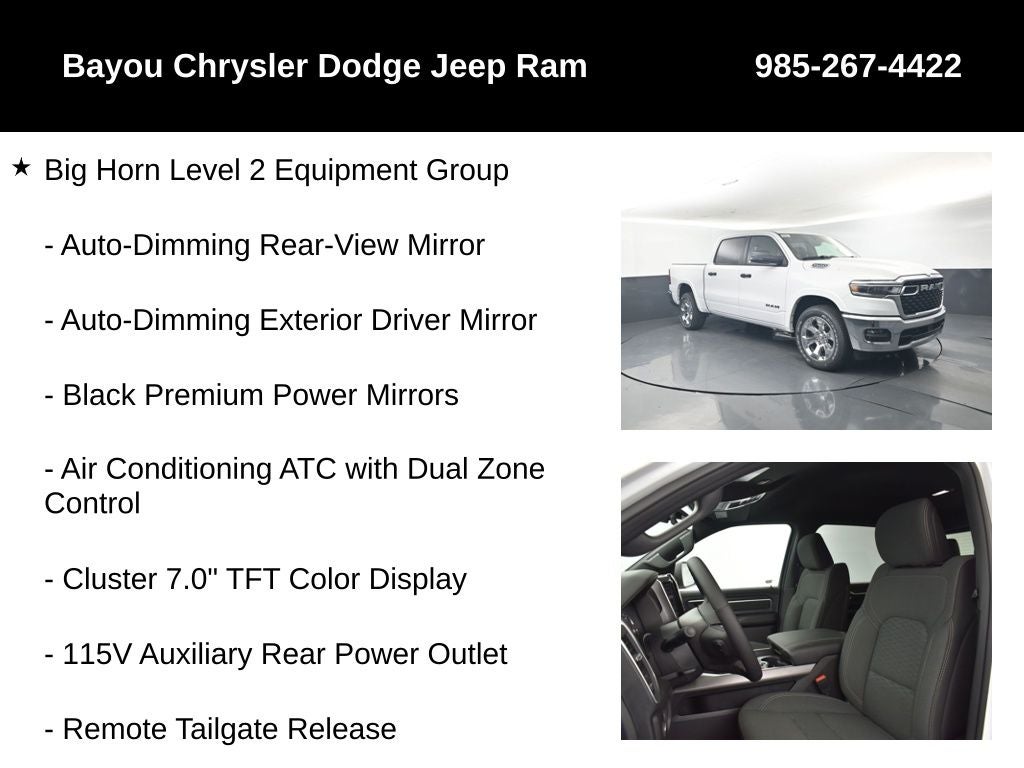 2026 RAM 1500 Big Horn/Lone Star