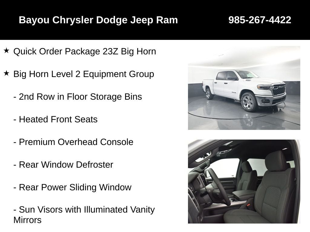 2026 RAM 1500 Big Horn/Lone Star