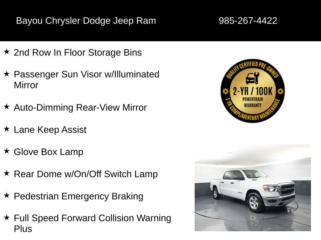 2024 RAM 1500 Big Horn Crew Cab 4x2 5'7' Box