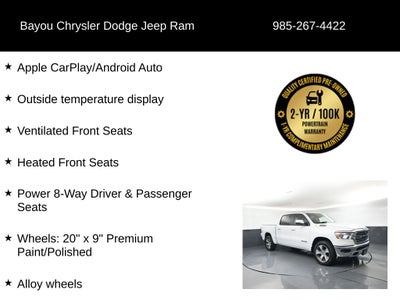 2024 RAM 1500 Laramie Crew Cab 4x2 5'7' Box