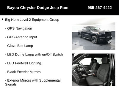 2026 RAM Ram 1500 RAM 1500 BIG HORN CREW CAB 4X4 5'7' BOX