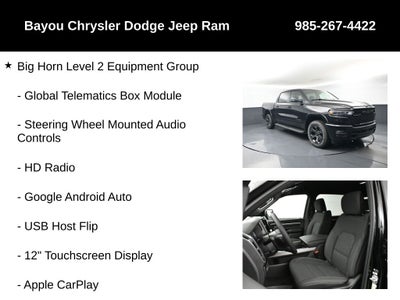 2026 RAM Ram 1500 RAM 1500 BIG HORN CREW CAB 4X4 5'7' BOX