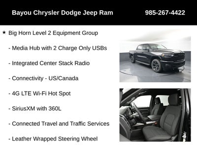 2026 RAM Ram 1500 RAM 1500 BIG HORN CREW CAB 4X4 5'7' BOX