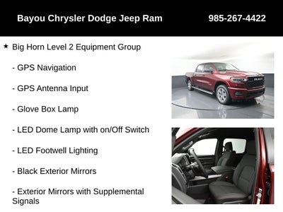 2026 RAM Ram 1500 RAM 1500 BIG HORN CREW CAB 4X4 5'7' BOX