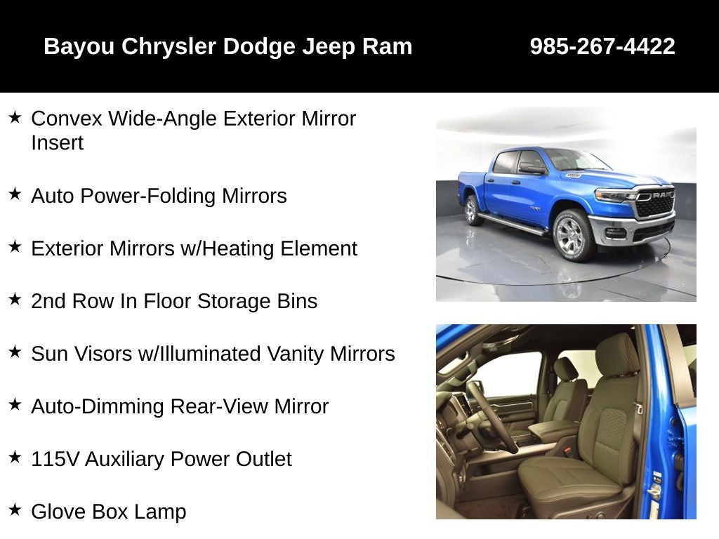 2025 RAM Ram 1500 RAM 1500 BIG HORN CREW CAB 4X4 5'7' BOX