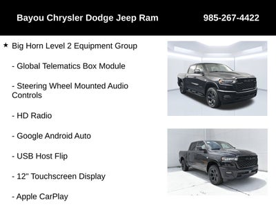 2026 RAM Ram 1500 RAM 1500 BIG HORN CREW CAB 4X4 5'7' BOX