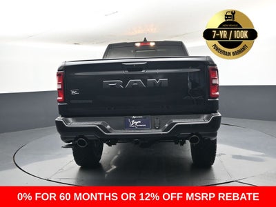 2026 RAM 1500 Big Horn Crew Cab 4x4 5'7' Box