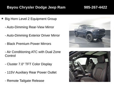 2026 RAM Ram 1500 RAM 1500 BIG HORN CREW CAB 4X4 5'7' BOX