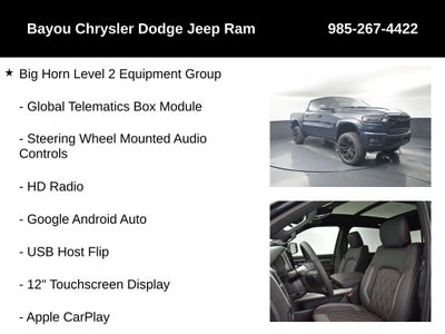 2026 RAM Ram 1500 RAM 1500 BIG HORN CREW CAB 4X4 5'7' BOX