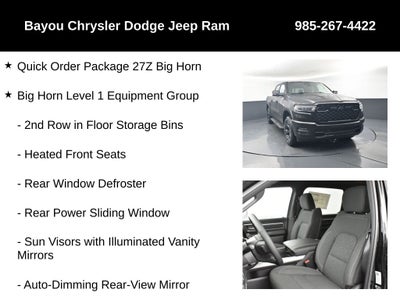 2026 RAM Ram 1500 RAM 1500 BIG HORN CREW CAB 4X4 5'7' BOX