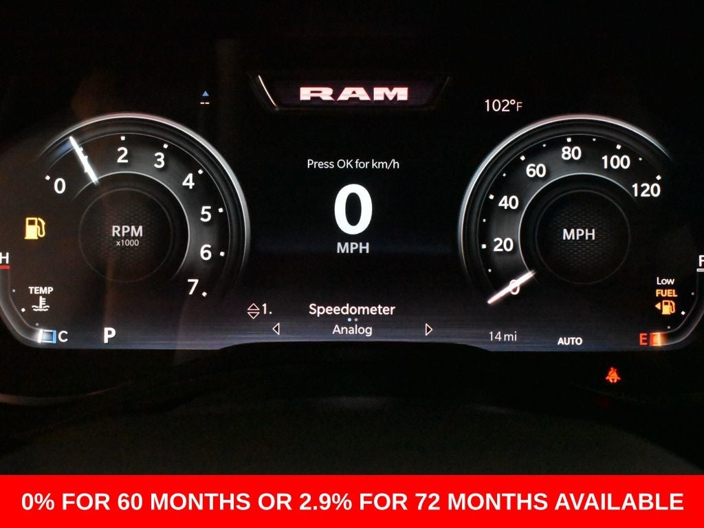 2026 RAM Ram 1500 RAM 1500 BIG HORN CREW CAB 4X4 5'7' BOX