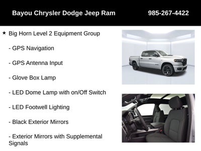2026 RAM 1500 RAM 1500 BIG HORN CREW CAB 4X4 5'7' BOX