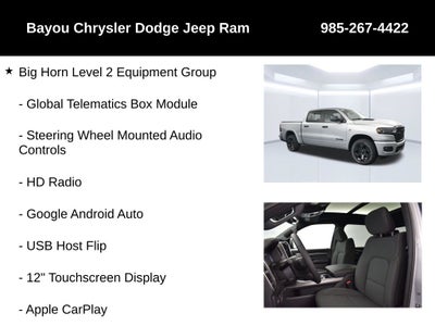 2026 RAM 1500 RAM 1500 BIG HORN CREW CAB 4X4 5'7' BOX