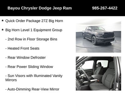 2026 RAM Ram 1500 RAM 1500 BIG HORN CREW CAB 4X4 5'7' BOX