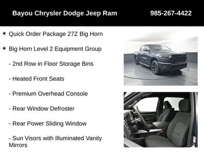 2026 RAM Ram 1500 RAM 1500 BIG HORN CREW CAB 4X4 5'7' BOX