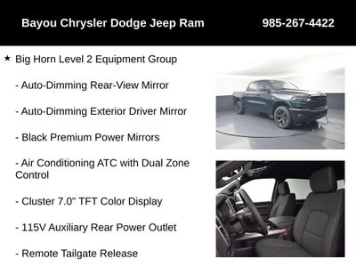 2026 RAM Ram 1500 RAM 1500 BIG HORN CREW CAB 4X4 5'7' BOX