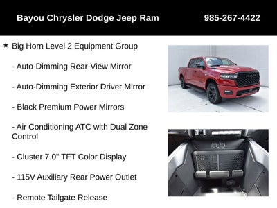 2026 RAM Ram 1500 RAM 1500 BIG HORN CREW CAB 4X4 5'7' BOX