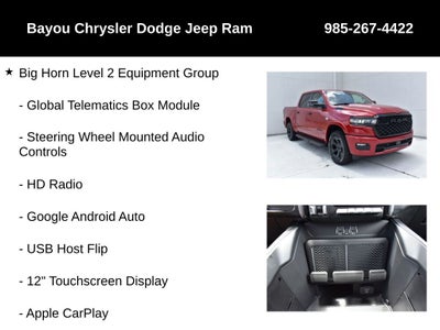 2026 RAM Ram 1500 RAM 1500 BIG HORN CREW CAB 4X4 5'7' BOX