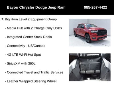 2026 RAM Ram 1500 RAM 1500 BIG HORN CREW CAB 4X4 5'7' BOX