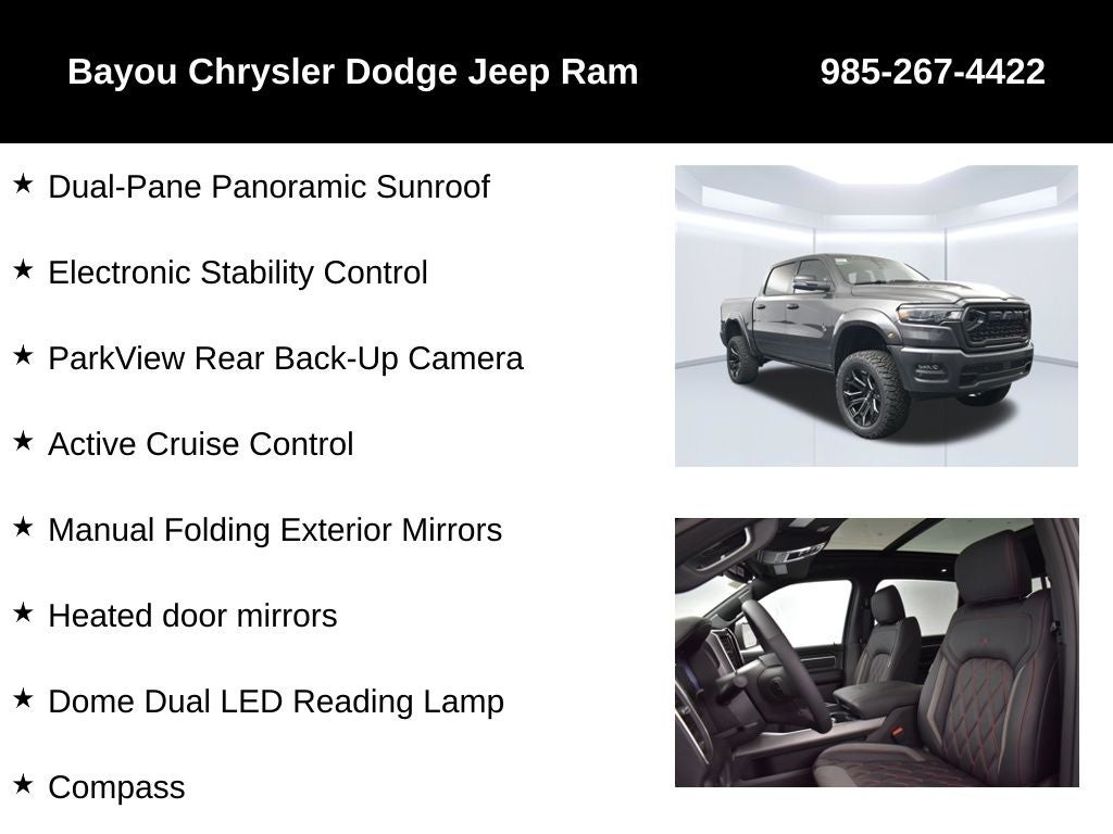 2026 RAM 1500 Big Horn Crew Cab 4x4 5'7' Box