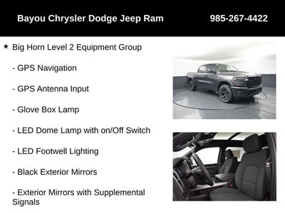 2026 RAM Ram 1500 RAM 1500 BIG HORN CREW CAB 4X4 5'7' BOX