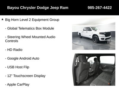 2026 RAM Ram 1500 RAM 1500 BIG HORN CREW CAB 4X4 5'7' BOX