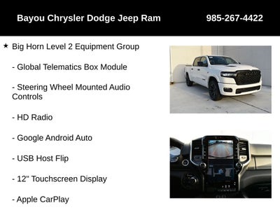 2026 RAM Ram 1500 RAM 1500 BIG HORN CREW CAB 4X4 5'7' BOX