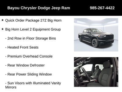 2026 RAM 1500 RAM 1500 BIG HORN CREW CAB 4X4 5'7' BOX