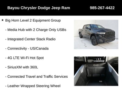 2026 RAM Ram 1500 RAM 1500 BIG HORN CREW CAB 4X4 5'7' BOX