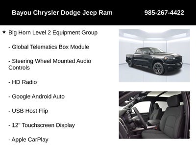 2026 RAM 1500 RAM 1500 BIG HORN CREW CAB 4X4 5'7' BOX