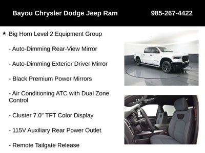2026 RAM Ram 1500 RAM 1500 BIG HORN CREW CAB 4X4 5'7' BOX