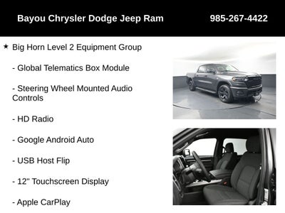 2026 RAM Ram 1500 RAM 1500 BIG HORN CREW CAB 4X4 5'7' BOX