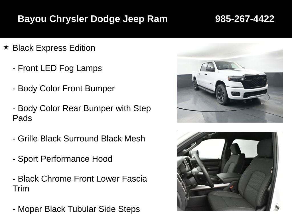 2026 RAM Ram 1500 RAM 1500 EXPRESS CREW CAB 4X4 5'7' BOX