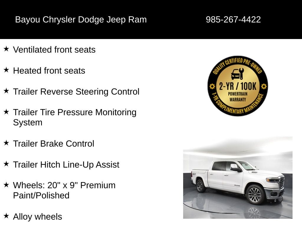 2025 RAM 1500 Limited Longhorn Crew Cab 4x4 5'7' Box