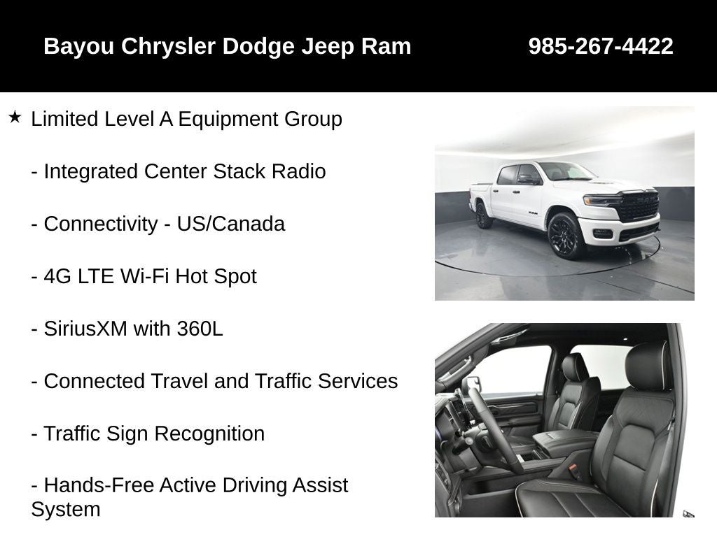 2026 RAM Ram 1500 RAM 1500 LIMITED CREW CAB 4X4 5'7' BOX