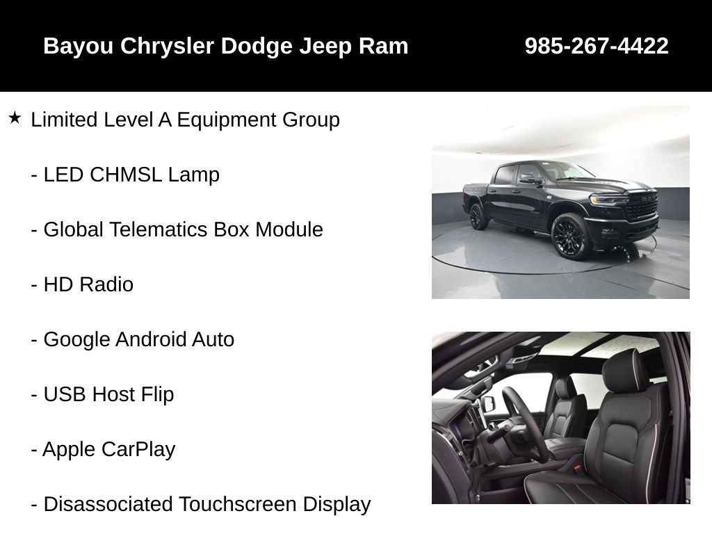 2026 RAM 1500 RAM 1500 LIMITED CREW CAB 4X4 5'7' BOX