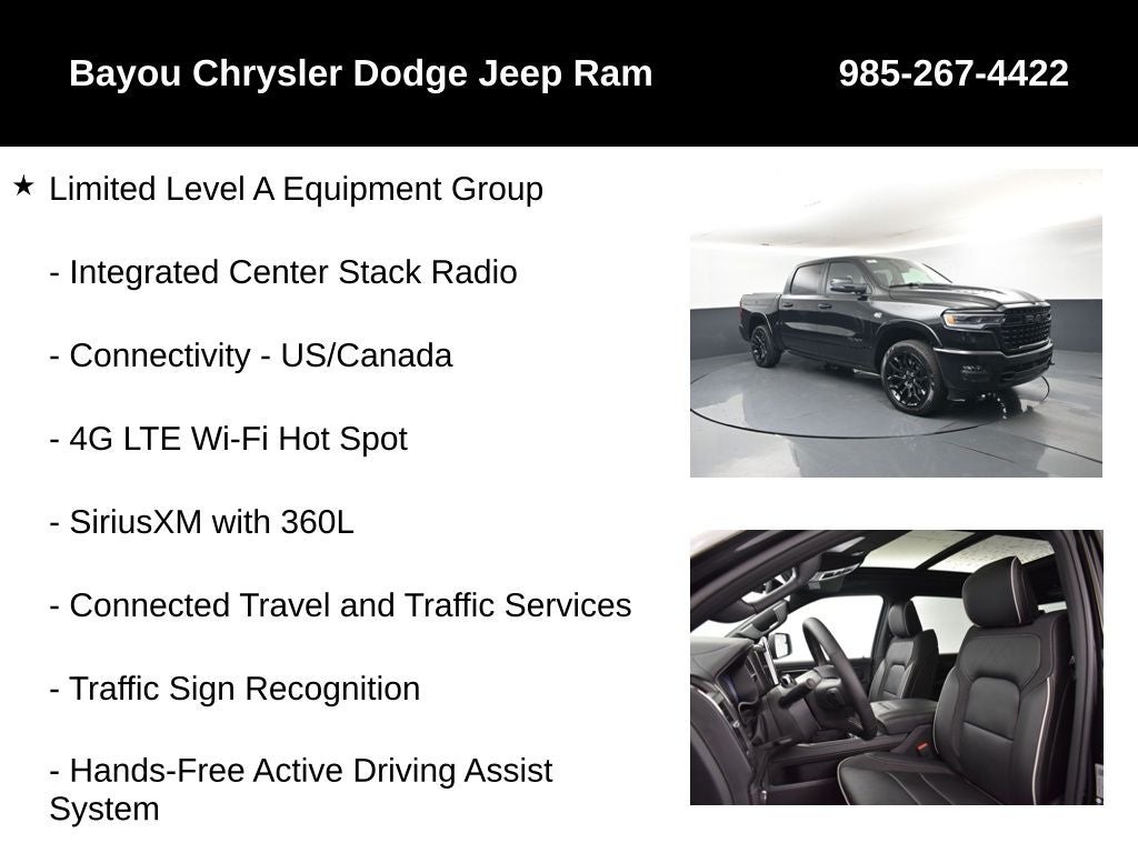 2026 RAM 1500 RAM 1500 LIMITED CREW CAB 4X4 5'7' BOX