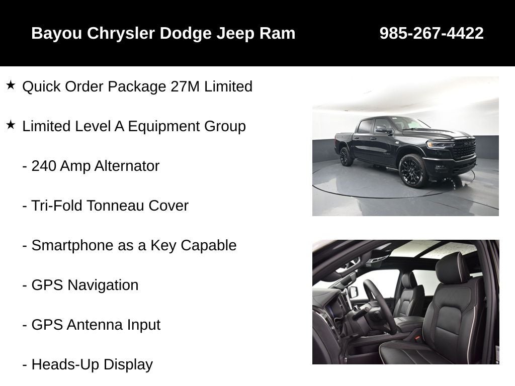 2026 RAM 1500 RAM 1500 LIMITED CREW CAB 4X4 5'7' BOX