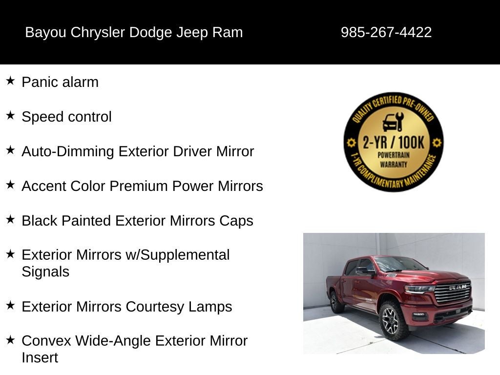 2025 RAM 1500 Laramie Crew Cab 4x4 5'7' Box
