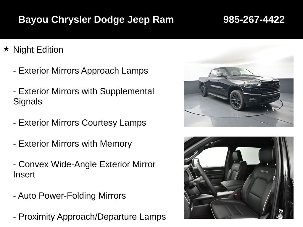 2026 RAM Ram 1500 RAM 1500 LARAMIE CREW CAB 4X4 5'7' BOX